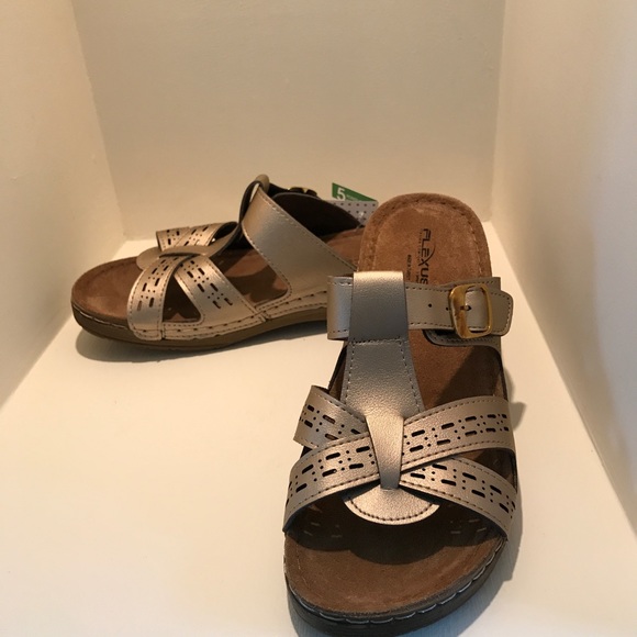 FLEXUS Slide Sandals with Comfort Insole - Picture 2 of 5